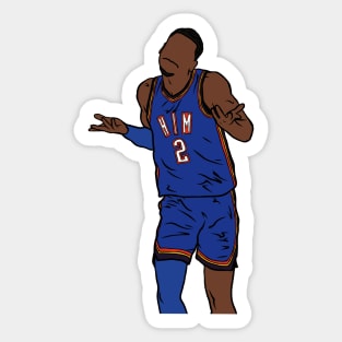 Shai Gilgeous-Alexander Shrug Sticker